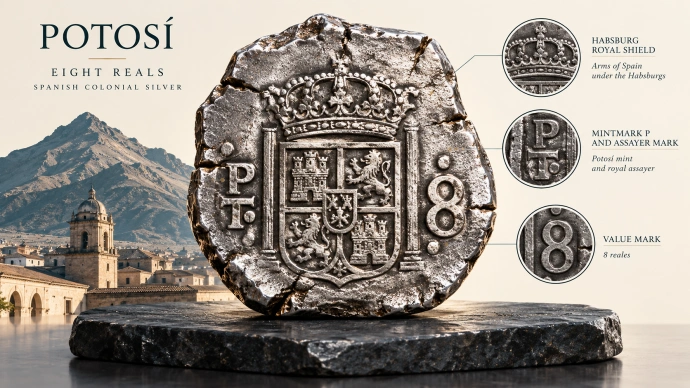 Deciphering the marks on a coin